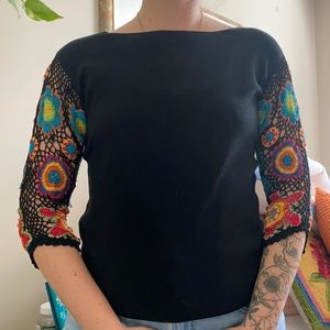 Silk Black Women’s Top
